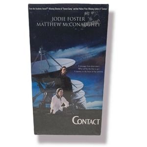 Contact VHS 1997 Movie Jodie Foster Matthew McConaughey SEALED!!